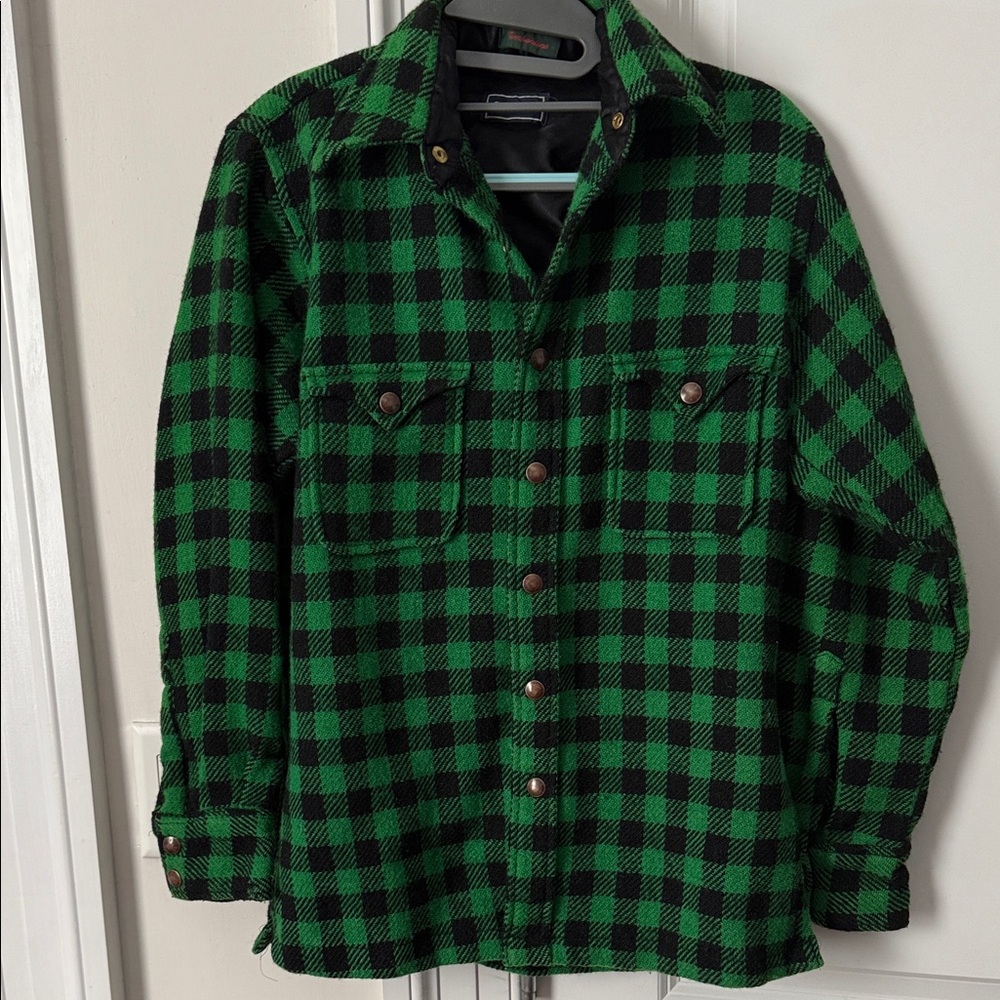 Gant Green and Black Plaid Timberline Shirt